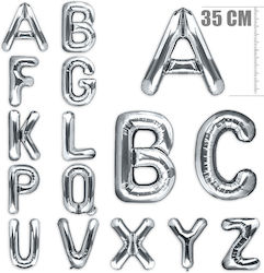 Mini Silver Letter Balloons 35 Cm