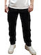 Herrenhose Cargo Elastisch Schwarz