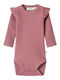 Lil' Atelier Babystrampler Langärmliges Rosa
