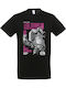 Herren Schwarzes T-Shirt Led Zeppelin Dp0773