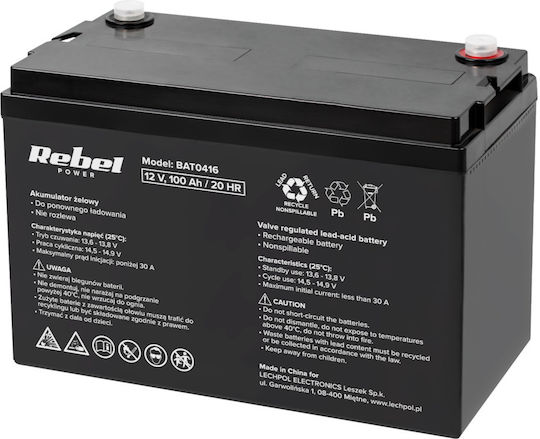 UPS Battery with Capacity 100Ah and Voltage 12V 1pcs