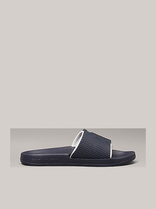 Calvin Klein Herren Slides Blau