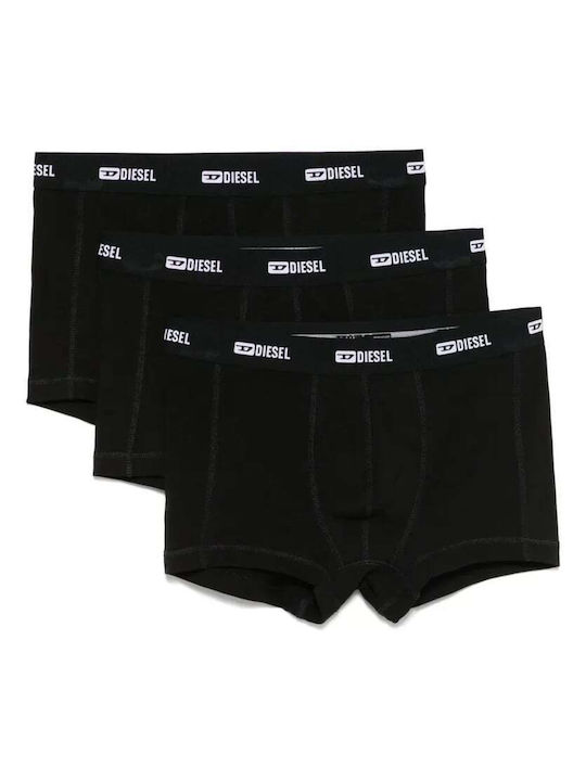 Diesel Damien Ανδρικά Μποξεράκια Μαύρα 3Pack
