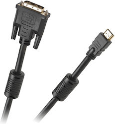 Cabletech Cable DVI-D male - HDMI male 5m Μαύρο (KPO3701-5)