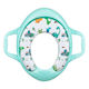 Toddler Toilet Seat Green with Handles & Cushion