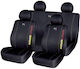 Takeposition Set Autositzbezüge Polyester Schwarz