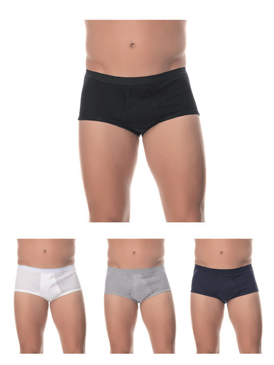 Мъжки слипове White, Black, Gray, Blue 4Опаковка