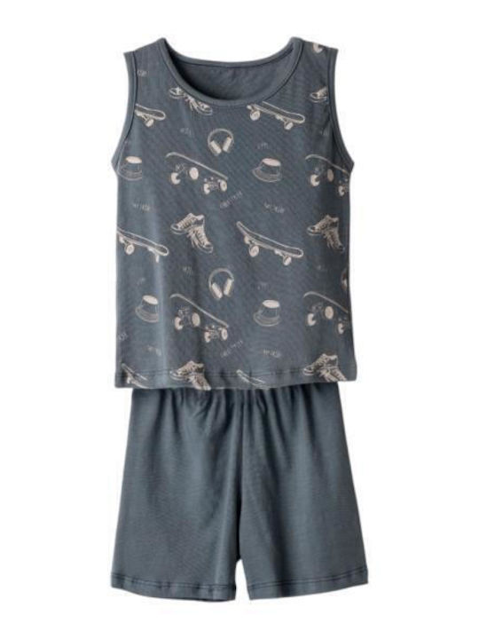 Hashtag Kids' Pajamas Summer Gray