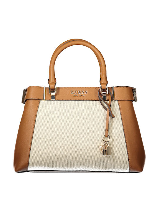 Guess Damen-Satchel-Tasche Natural