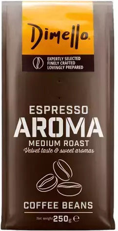 Dimello Καφές Espresso Aroma σε Κόκκους 250gr
