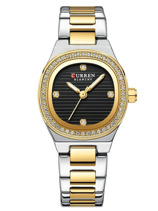 Curren Women's Watch with Silver Metal Bracelet
