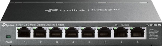 TP-LINK TL-SG108S-M2 Unmanaged L2 Switch with 8 Ethernet Ports