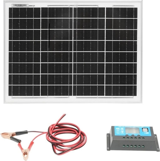 Breckner Монокристален Соларен Панел 20W 18V 400x300x17мм
