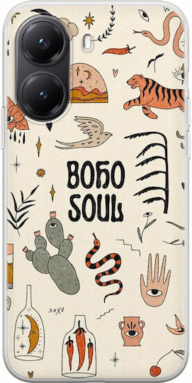 Boho Soul Xiaomi Poco X7 Pro 5g Гъвкав TPU Прозрачен Силикон