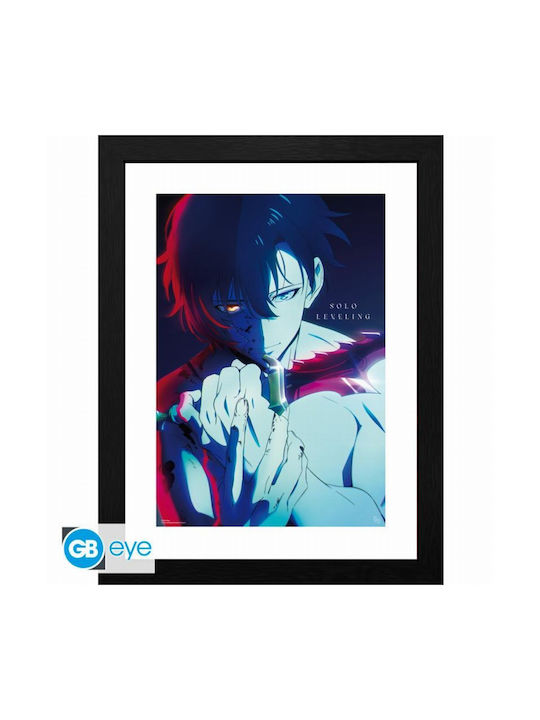 Плакат с рамка Solo Leveling Jinwoo 31x41см