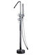 Imex Corcega Mixing Bathtub Shower Faucet Complete Set Silver