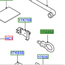 Ford Car Tow Hook Adapter