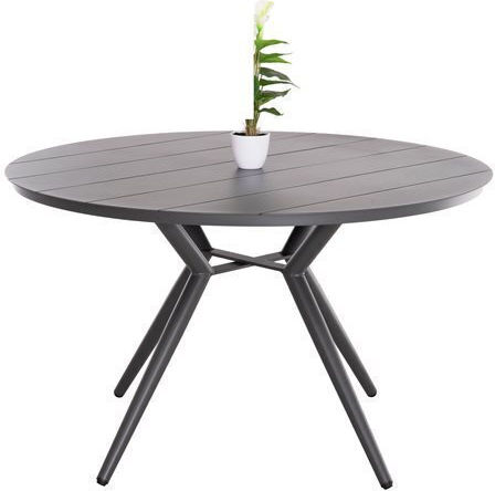 Masa pentru spații exterioare Aluminiu Higer Gri 126x126x75buc
