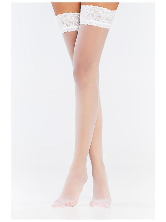 Sensi Ciorapi lungi dama 15 Den White