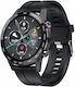 Kingwear L16 46mm Smartwatch with Heart Rate Monitor (Black)