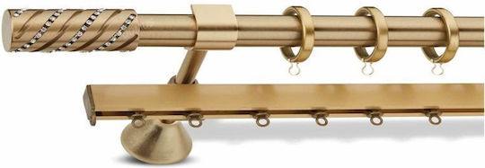 Enis by Domus Металик Корниз Моника Φ25мм 240бр Oro Matt