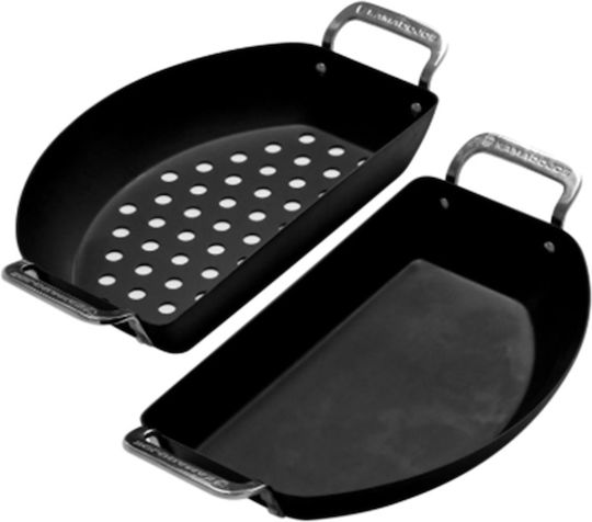Karbon Steel Half-Moon Pan Set – Kamado Joe Kj15124822