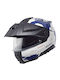 Schuberth E2 Atlas Blue Мотоциклетна каска Флип ъп ECE 22.06 с Sunvisor