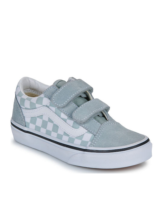 Vans Old Skool V Παιδικά Sneakers με Σκρατς Γκρι