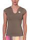 Bidi Badu W1620033 LBW Women's Brown Tennis Top