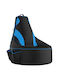 Πуф Кресло Водоустойчив blue-black 90x90x100см