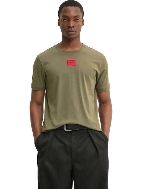 Hugo Logo Тениска Khaki