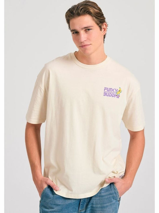 Funky Buddha T-shirt Chalk