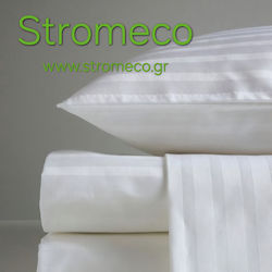 Strom Eco Hotel Pillowcase Striped 52x70cm Strom Eco Hotel Pillowcase Striped 52x70cm