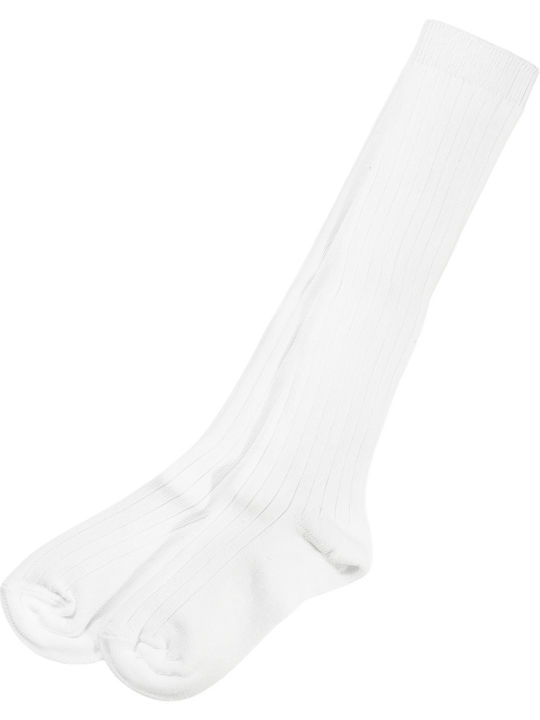 Defne Baby Παιδικές Κάλτσες Μακριές White