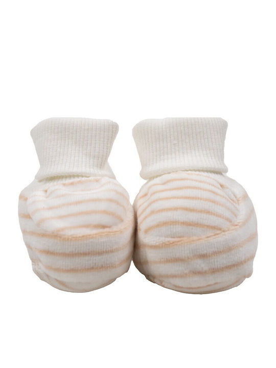 Kamtex Baby Kids' Slipper Socks Ecru-Beige