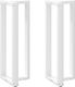 vidaXL Metallic Furniture Leg 2 Pieces Suitable...