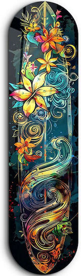 Πίνακας Γυάλινος Hawaiian 226sng1151 20x80cm Multi Wallity Κάθετοι Γυαλί