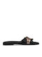 Women's Flat Sandals in Black Color