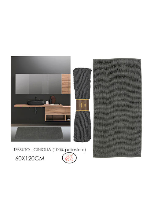 General Trade Badematte Synthetisch,Polyester/Cotton/Leather Rechteckig 657906 Anthracite 120x60cm