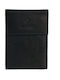 Leather Men's Wallet Cards Black