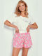 Taro Summer Women's Pyjama Set White