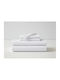 Strom Eco Hotel Sheet White King Size 280x305cm Cotton & Polyester 1pcs