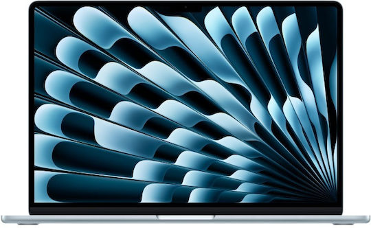 Apple MacBook Air 15.3 Zoll IPS Retina Display (M4-10-Kern/16GB/512GB SSD/10-Kern-GPU) mit 35W Doppel-Ladegerät Himmelblau (GR Tastatursprache)