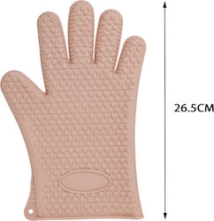 Tpster Oven Mitt Silicone Pink 1pcs