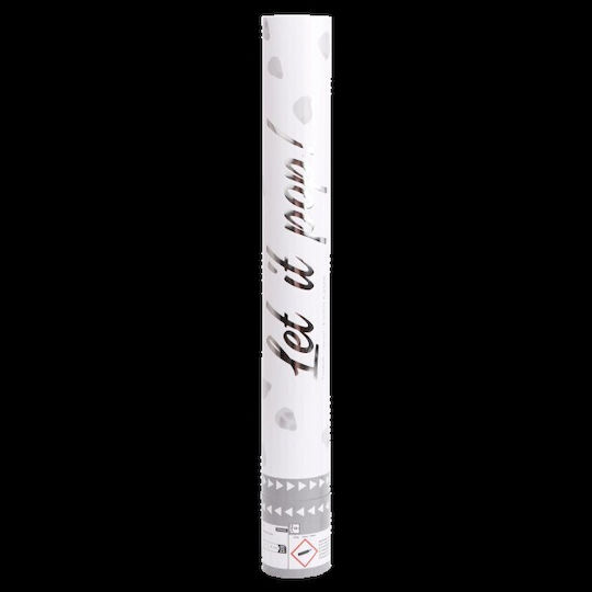 Rose Petals Confetti Cannon White
