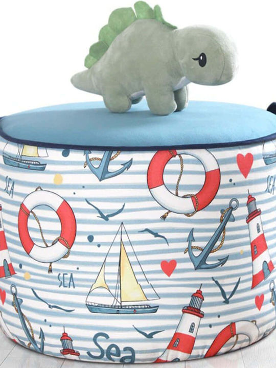Stool Multicolour 44x44x32cm