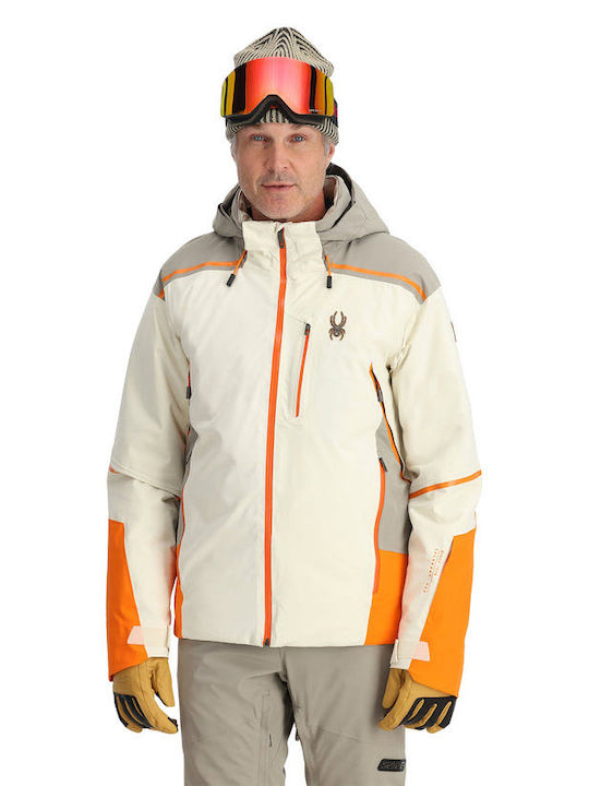 Spyder 38SA075403_VAN Männer Jacke aus für Ski & Snowboard Beige