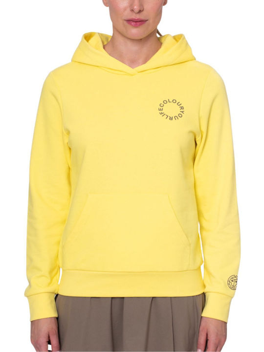 Γυναικείο Φούτερ με Κουκούλα Yellow