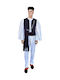 Traditional Costume Epirote with Shoe Covers Chain Decoration