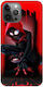 Carcasă din silicon Miles Morales Spiderman pentru iPhone 11 Pro Max Roșu